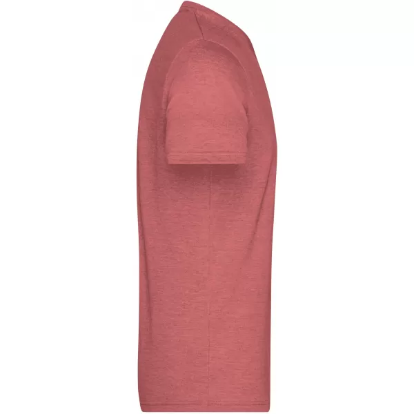  Pánské triko JAMES NICHOLSON JN974 RED MELANGE 