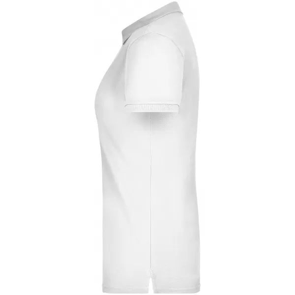  Dámské triko s límečkem elastic JAMES NICHOLSON JN709 WHITE 