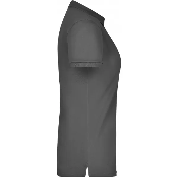  Dámské triko s límečkem elastic JAMES NICHOLSON JN709 GRAPHITE 