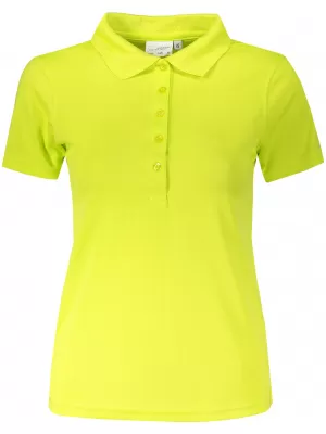 Dámské triko s límečkem funkční classic JAMES NICHOLSON JN719 ACID YELLOW