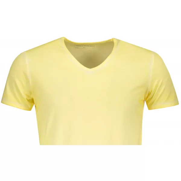  Pánské triko JAMES NICHOLSON JN976 LIGHT YELLOW 