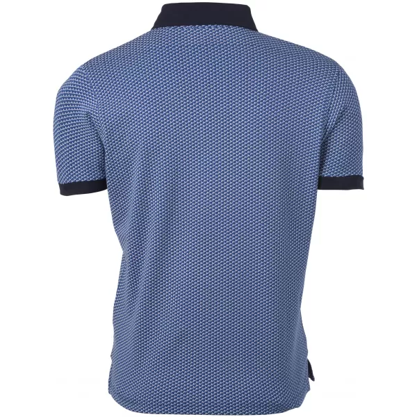  Dámské triko s límečkem JAMES NICHOLSON JN717 BLUE/WHITE 