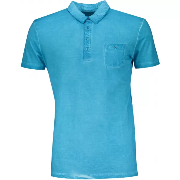  Pánské triko s límečkem fashion JAMES NICHOLSON JN988 TURQUOISE 
