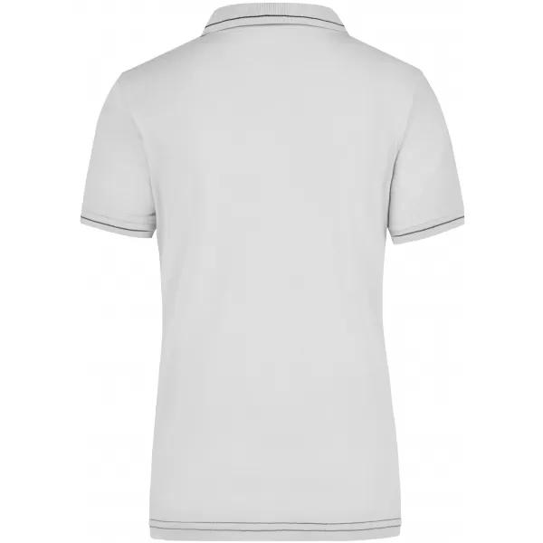  Dámské triko s límečkem premium JAMES NICHOLSON JN568 WHITE/BLACK 