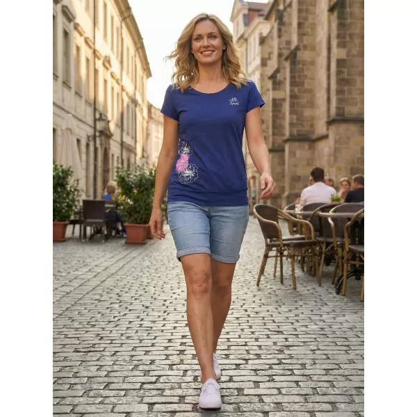  Dámské triko ALTISPORT ALW106120 KRÁLOVSKÁ MODRÁ 