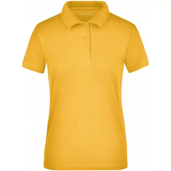  Dámské triko s límečkem funkční cooldry JAMES NICHOLSON JN197 GOLD YELLOW 