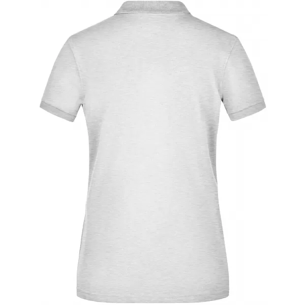  Dámské triko s límečkem elastic JAMES NICHOLSON JN709 GREY HEATHER 