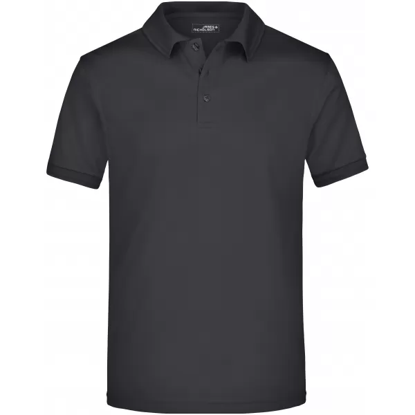  Pánské triko s límečkem funkční premium JAMES NICHOLSON JN576 BLACK 