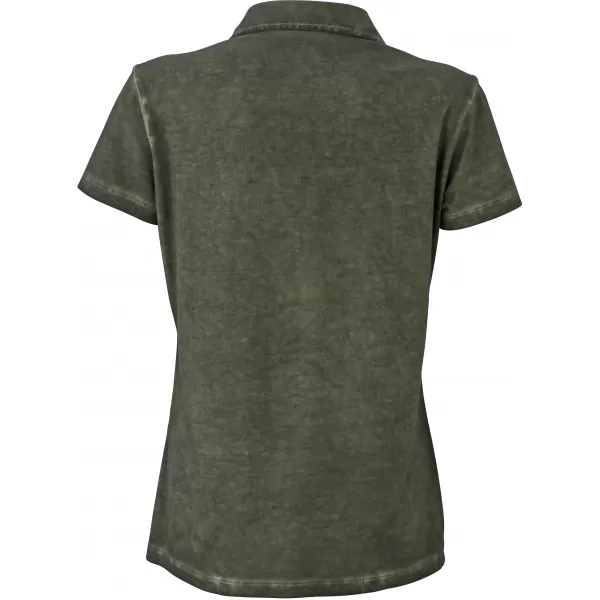  Dámské triko s límečkem fashion JAMES NICHOLSON JN987 GRAPHITE 