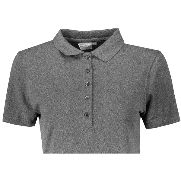  Dámské triko s límečkem funkční classic JAMES NICHOLSON JN719 DARK MELANGE 
