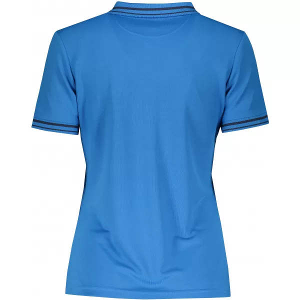  Dámské triko s límečkem funkční komfort JAMES NICHOLSON JN701 COBALT/NAVY 