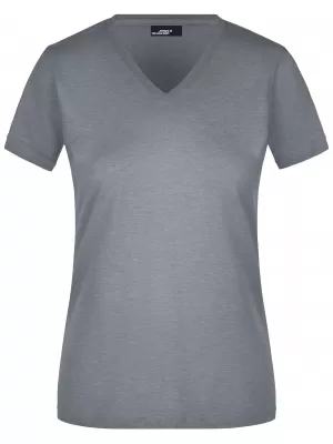 Dámské triko JAMES NICHOLSON JN972 GREY HEATHER