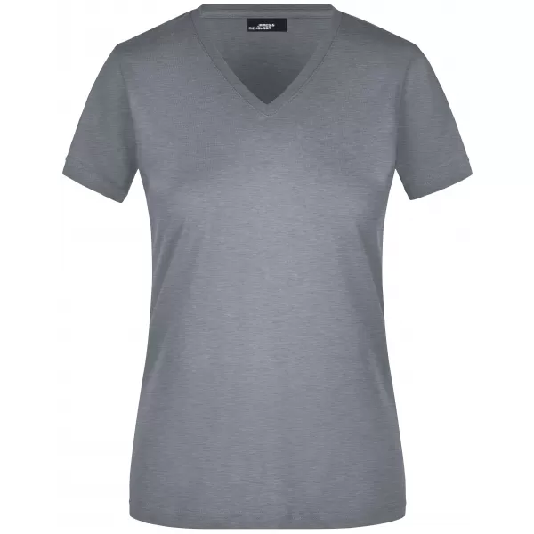  Dámské triko JAMES NICHOLSON JN972 GREY HEATHER 