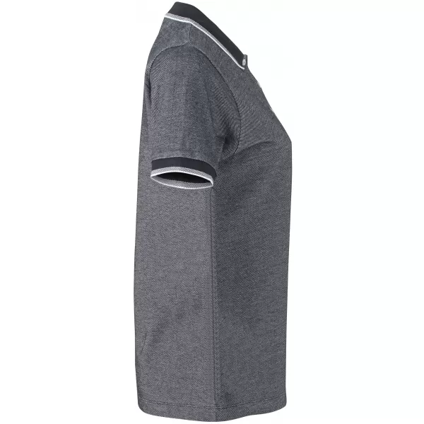  Dámské triko s límečkem trendy JAMES NICHOLSON JN703 BLACK/WHITE 