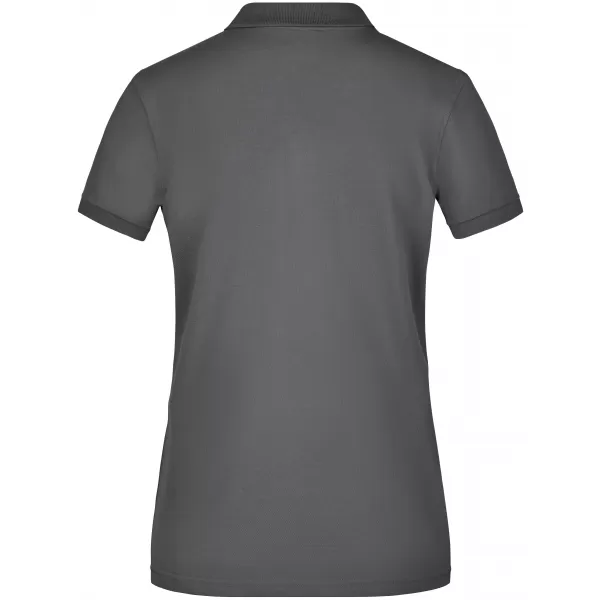  Dámské triko s límečkem elastic JAMES NICHOLSON JN709 GRAPHITE 