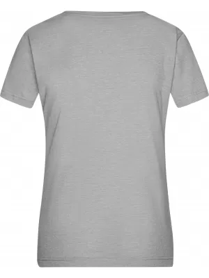 Dámské triko JAMES NICHOLSON JN973 GREY HEATHER