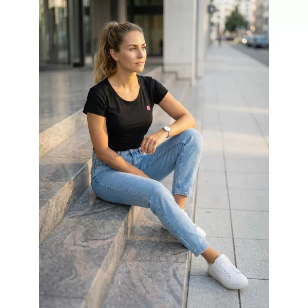  Dámské premium triko ALTISPORT CARRYOVER ALW065154 ČERNORŮŽOVÁ 