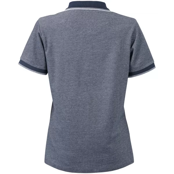  Dámské triko s límečkem trendy JAMES NICHOLSON JN703 NAVY/WHITE 