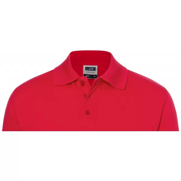  Pánské triko s límečkem premium JAMES NICHOLSON JN070 RED 
