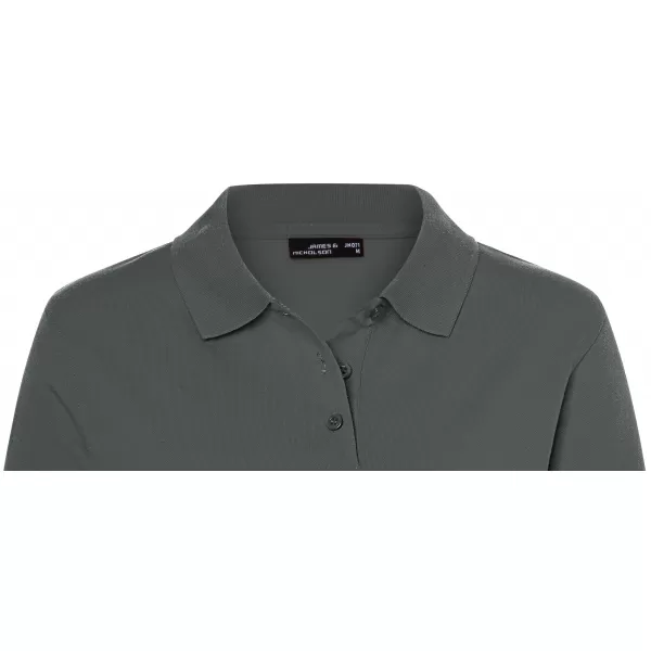  Dámské triko s límečkem premium JAMES NICHOLSON JN071 GRAPHITE 