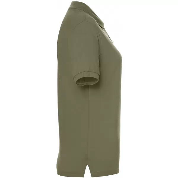  Dámské triko s límečkem premium JAMES NICHOLSON JN071 OLIVE 