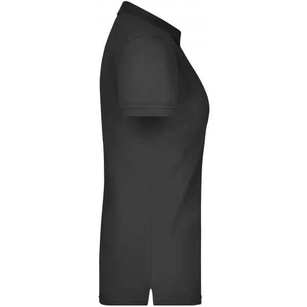  Dámské triko s límečkem elastic JAMES NICHOLSON JN709 BLACK 
