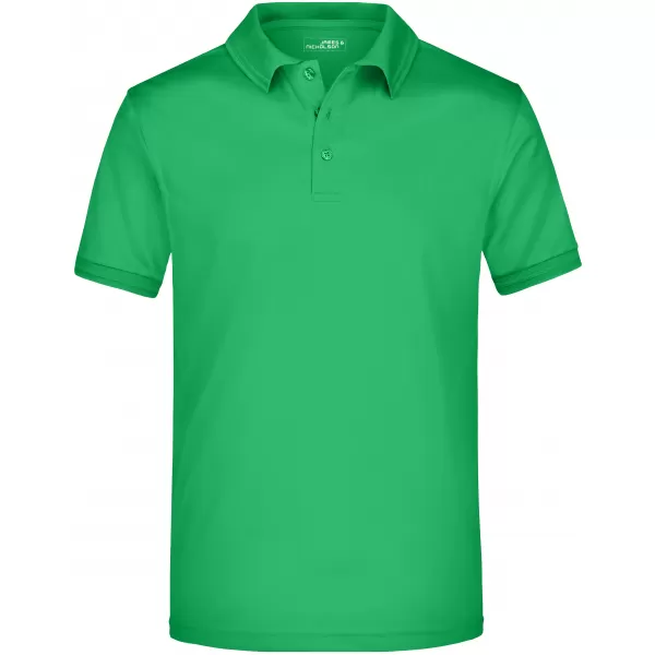  Pánské triko s límečkem funkční premium JAMES NICHOLSON JN576 GREEN 
