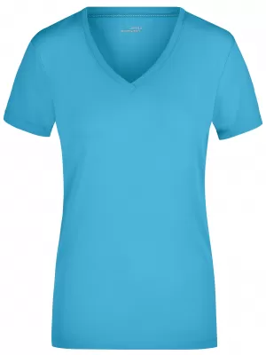 Dámské triko JAMES NICHOLSON JN928 TURQUOISE