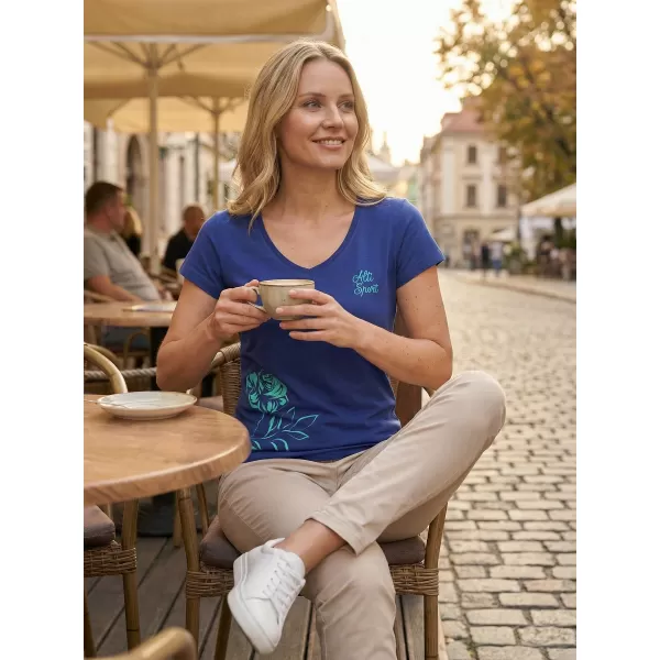  Dámské triko ALTISPORT ALW108162 KRÁLOVSKÁ MODRÁ 