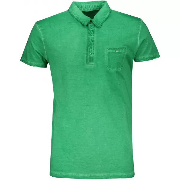 Pánské triko s límečkem fashion JAMES NICHOLSON JN988 FERN GREEN 