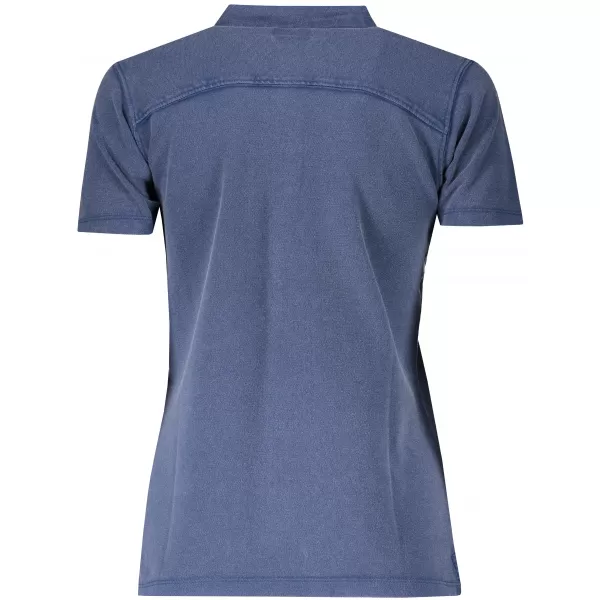  Dámské triko s límečkem fashion JAMES NICHOLSON JN711 NAVY/WHITE LIGHT BLUE 