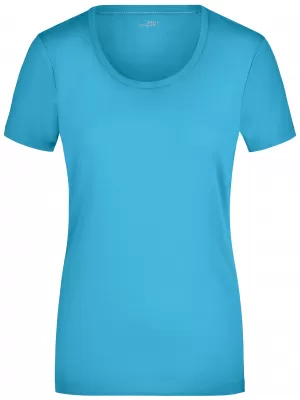 Dámské triko JAMES NICHOLSON JN926 TURQUOISE