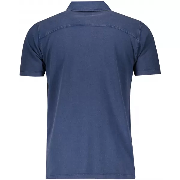  Pánské triko s límečkem fashion JAMES NICHOLSON JN712 NAVY/WHITE LIGHT BLUE 