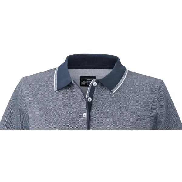  Dámské triko s límečkem trendy JAMES NICHOLSON JN703 NAVY/WHITE 
