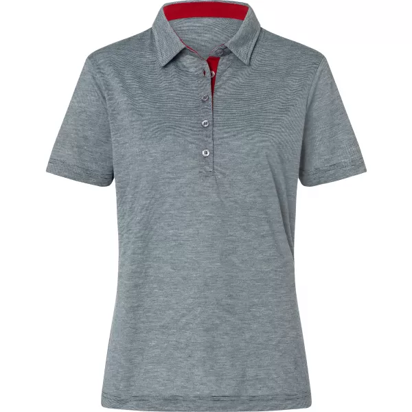  Dámské triko funkční s límečkem JAMES NICHOLSON JN753 NAVY/WHITE 