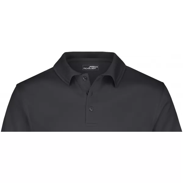  Pánské triko s límečkem funkční premium JAMES NICHOLSON JN576 BLACK 