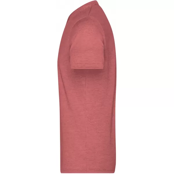  Pánské triko JAMES NICHOLSON JN974 RED MELANGE 