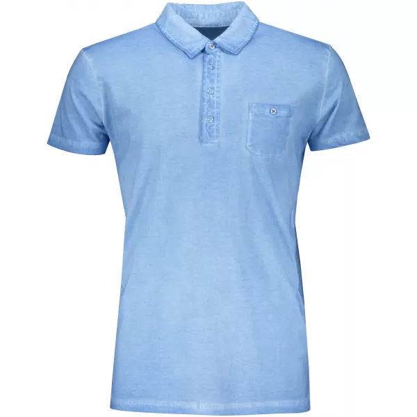  Pánské triko s límečkem fashion JAMES NICHOLSON JN988 HORIZON BLUE 