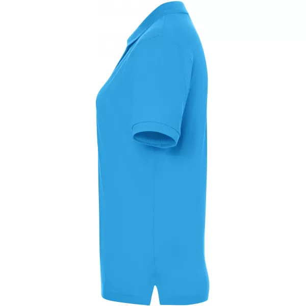  Dámské triko s límečkem premium JAMES NICHOLSON JN071 AQUA 