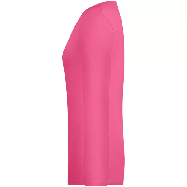  Dámské triko s dlouhým rukávem JAMES NICHOLSON JN929 PINK 