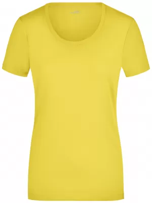 Dámské triko JAMES NICHOLSON JN926 YELLOW