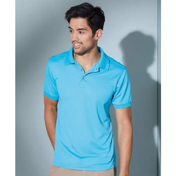  Pánské triko s límečkem funkční premium JAMES NICHOLSON JN576 TURQUOISE 
