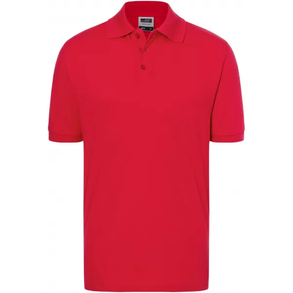  Pánské triko s límečkem premium JAMES NICHOLSON JN070 RED 