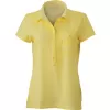 Dámské triko s límečkem fashion JAMES NICHOLSON JN987 LIGHT YELLOW