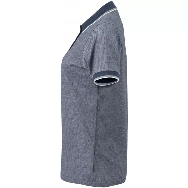  Dámské triko s límečkem trendy JAMES NICHOLSON JN703 NAVY/WHITE 