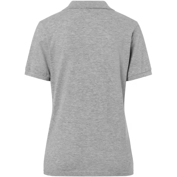 Dámské triko s límečkem premium JAMES NICHOLSON JN071 GREY HEATHER 