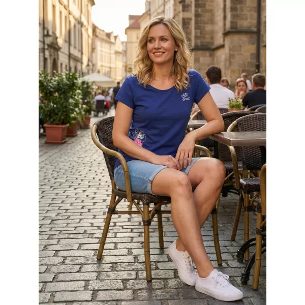  Dámské triko ALTISPORT ALW106120 KRÁLOVSKÁ MODRÁ 