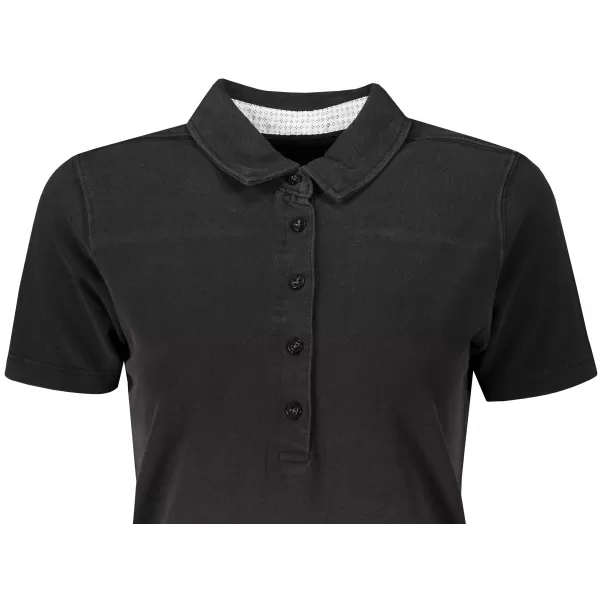  Dámské triko s límečkem fashion JAMES NICHOLSON JN711 BLACK/WHITE TITAN 