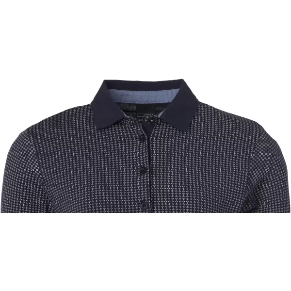  Dámské triko s límečkem JAMES NICHOLSON JN717 NAVY/WHITE 