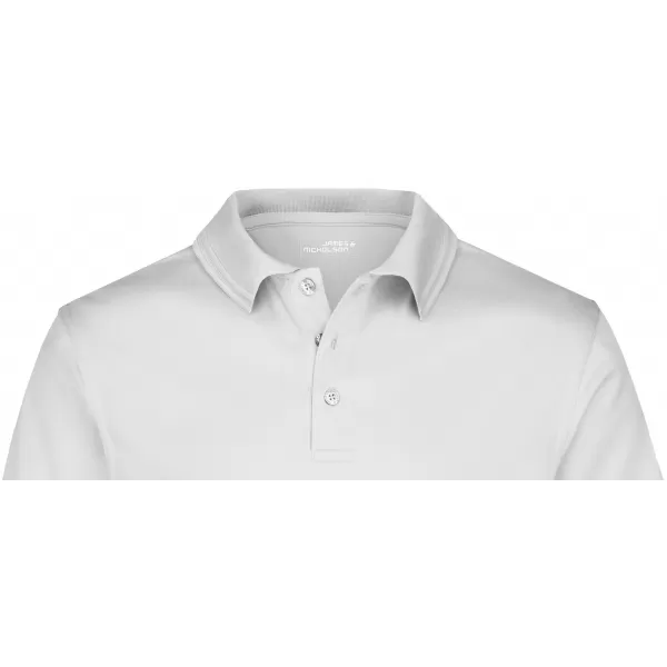 Pánské triko s límečkem funkční premium JAMES NICHOLSON JN576 WHITE 